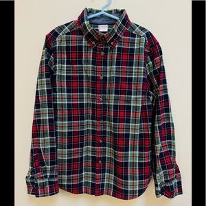 Gymboree Plaid Flannel Shirt   7-8